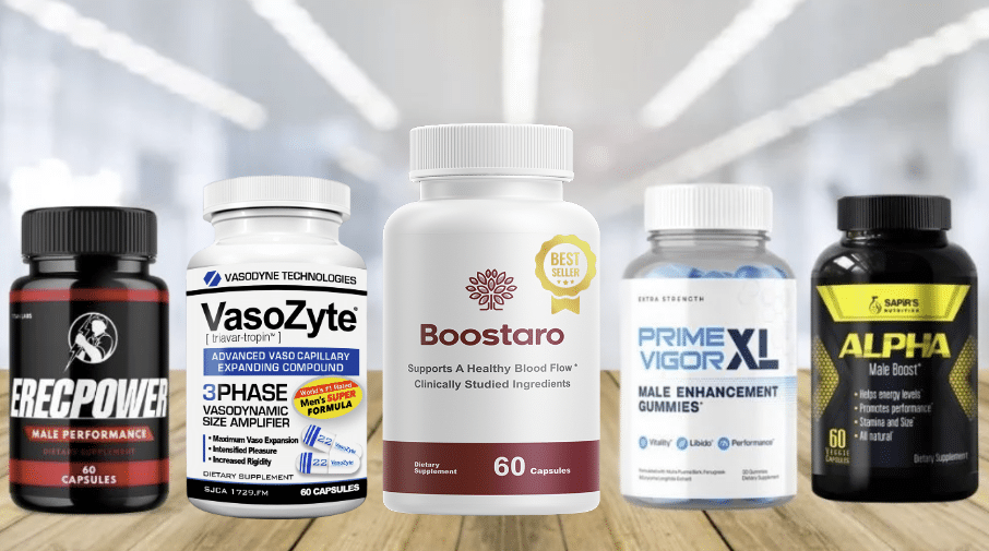 Man looking at supplement